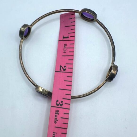 Lot of 4 Bangle Bracelets Casual Bohemian Boho Stackable Set Colorful Casual - Picture 8 of 9